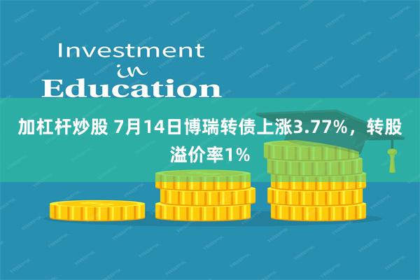 加杠杆炒股 7月14日博瑞转债上涨3.77%，转股溢价率1%