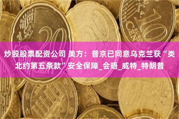 炒股股票配资公司 美方：普京已同意乌克兰获“类北约第五条款”安全保障_会晤_威特_特朗普