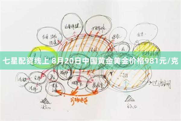七星配资线上 8月20日中国黄金黄金价格981元/克