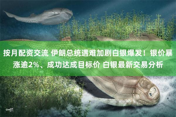 按月配资交流 伊朗总统遇难加剧白银爆发！银价暴涨逾2%、成功达成目标价 白银最新交易分析