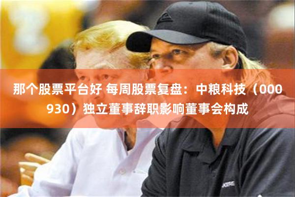 那个股票平台好 每周股票复盘：中粮科技（000930）独立董事辞职影响董事会构成