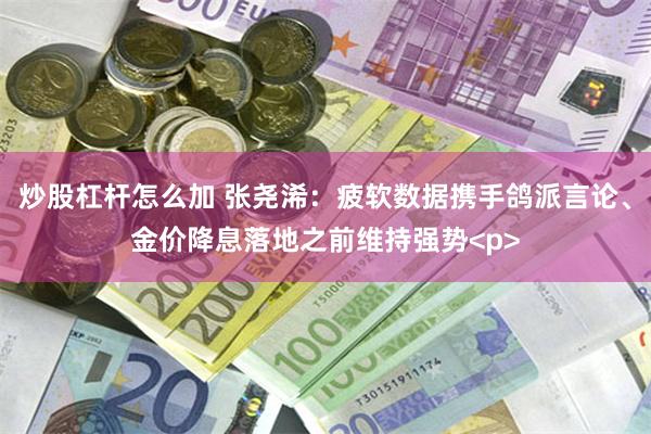 炒股杠杆怎么加 张尧浠:疲软数据携手鸽派言论、金价降息落地之前维持强势<p>
