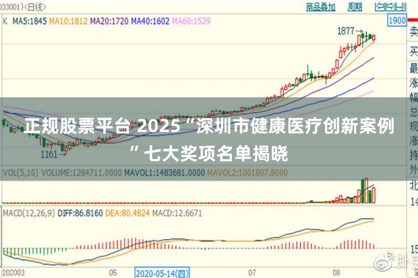 正规股票平台 2025“深圳市健康医疗创新案例”七大奖项名单揭晓
