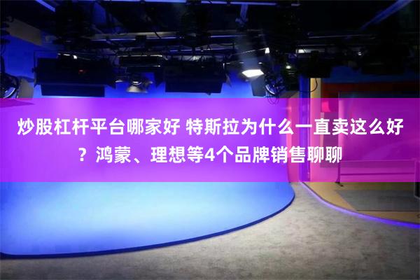 炒股杠杆平台哪家好 特斯拉为什么一直卖这么好？鸿蒙、理想等4个品牌销售聊聊