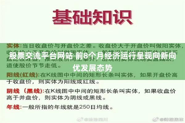 股票交流平台网站 前8个月经济运行呈现向新向优发展态势