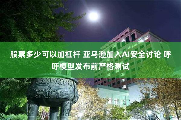 股票多少可以加杠杆 亚马逊加入AI安全讨论 呼吁模型发布前严格测试