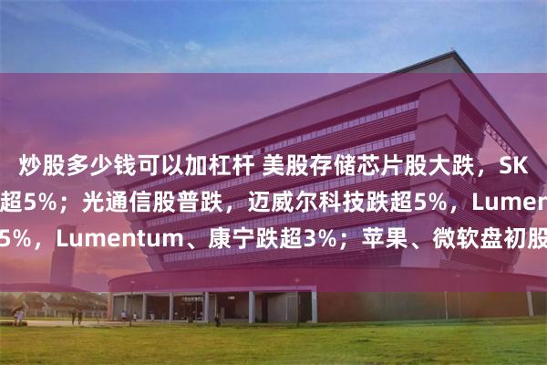 炒股多少钱可以加杠杆 美股存储芯片股大跌，SK海力士、美光科技跌超5%；光通信股普跌，迈威尔科技跌超5%，Lumentum、康宁跌超3%；苹果、微软盘初股价创新高