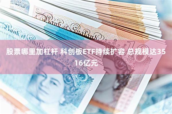 股票哪里加杠杆 科创板ETF持续扩容 总规模达3516亿元
