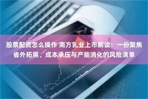 股票配资怎么操作 南方乳业上市解读：一份聚焦省外拓展、成本承压与产能消化的风险清单